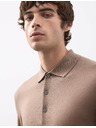 Marks & Spencer Polo majica od čiste extra fine merino vune Marks & Spencer smeđa