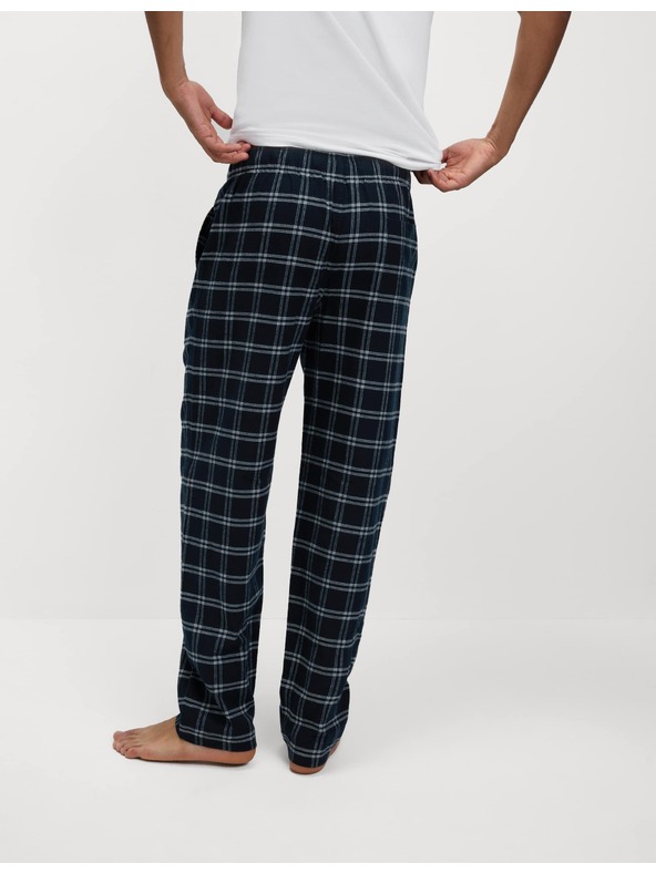 Marks & Spencer Karirane pidžama hlače od 100% pamuke Marks & Spencer mornarsko plava