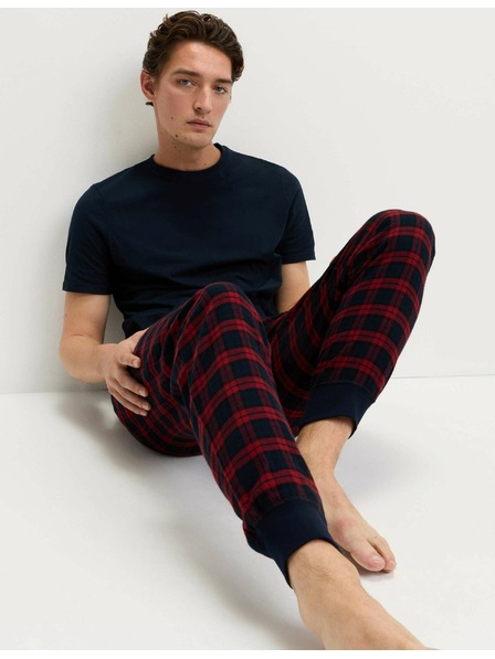 Marks & Spencer Karirane pidžama hlače od 100% pamuke Marks & Spencer crvena