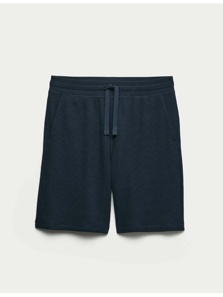 Marks & Spencer Kućne kratke hlače od čiste pamuke s vafel teksturom Marks & Spencer mornarsko plava