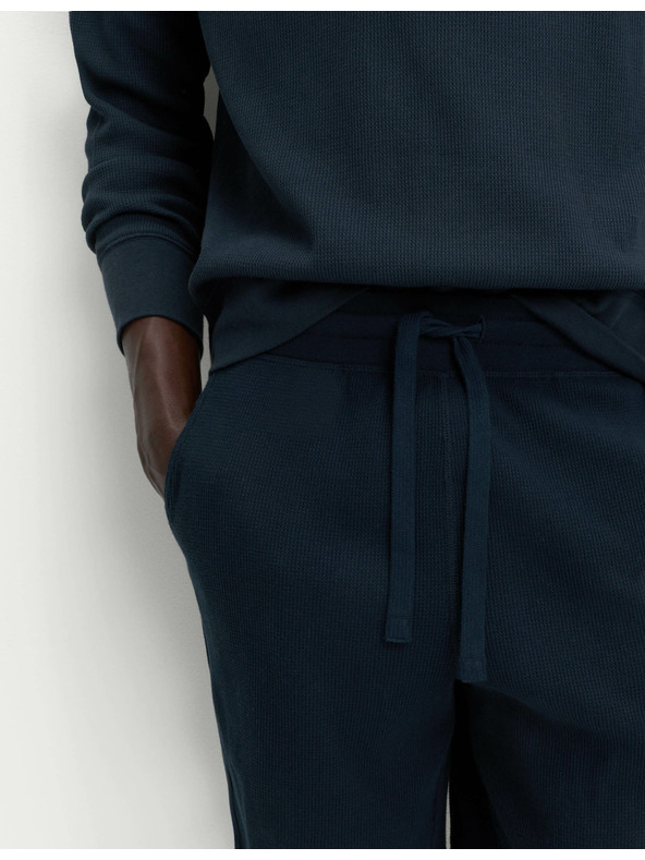 Marks & Spencer Kućne kratke hlače od čiste pamuke s vafel teksturom Marks & Spencer mornarsko plava