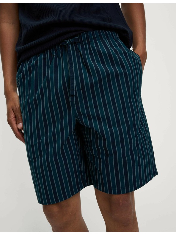 Marks & Spencer Pidžama komplet od čiste pamuke s vafel teksturom Marks & Spencer mornarsko plava