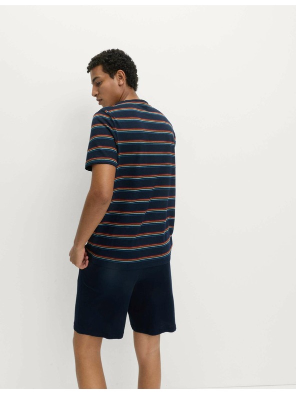 Marks & Spencer Pidžama komplet s duga prugama, od čiste pamuke Marks & Spencer mornarsko plava