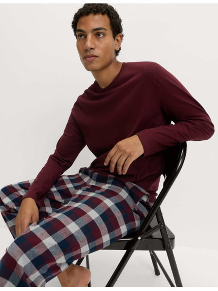 Marks & Spencer Pidžama komplet od češljane pamuke Marks & Spencer crvena