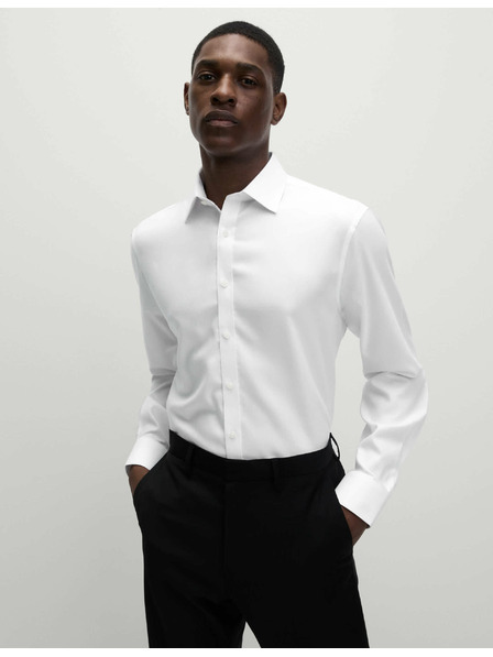 Marks & Spencer Pamučna košulja klasičnog kroja s nepotrebnim glačanjem Marks & Spencer bijela