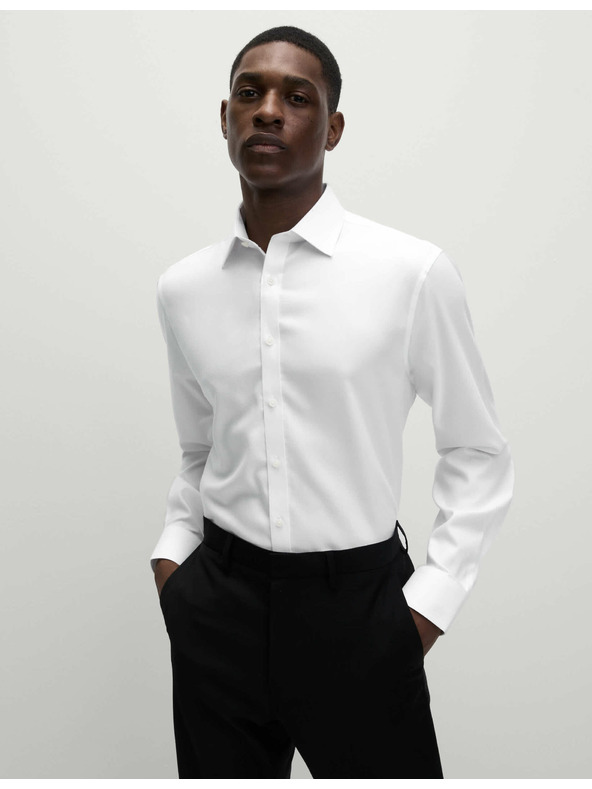 Marks & Spencer Pamučna košulja klasičnog kroja s nepotrebnim glačanjem Marks & Spencer bijela