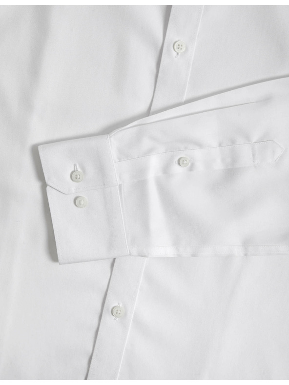 Marks & Spencer Pamučna košulja klasičnog kroja s nepotrebnim glačanjem Marks & Spencer bijela