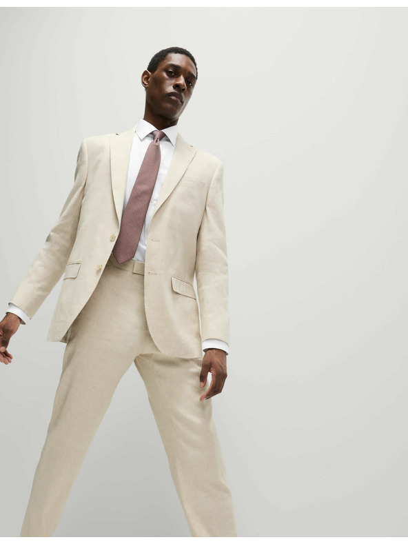 Marks & Spencer Slim košulja i kravata, lako glačanje Marks & Spencer bijela