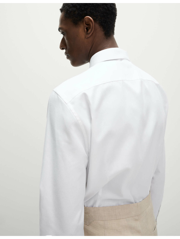 Marks & Spencer Slim košulja i kravata, lako glačanje Marks & Spencer bijela