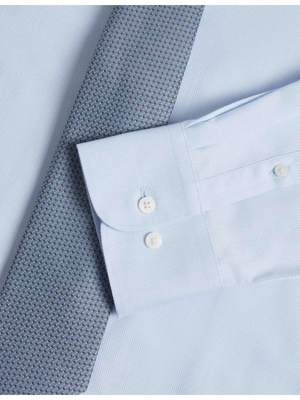 Marks & Spencer Slim košulja i kravata, lako glačanje Marks & Spencer plava