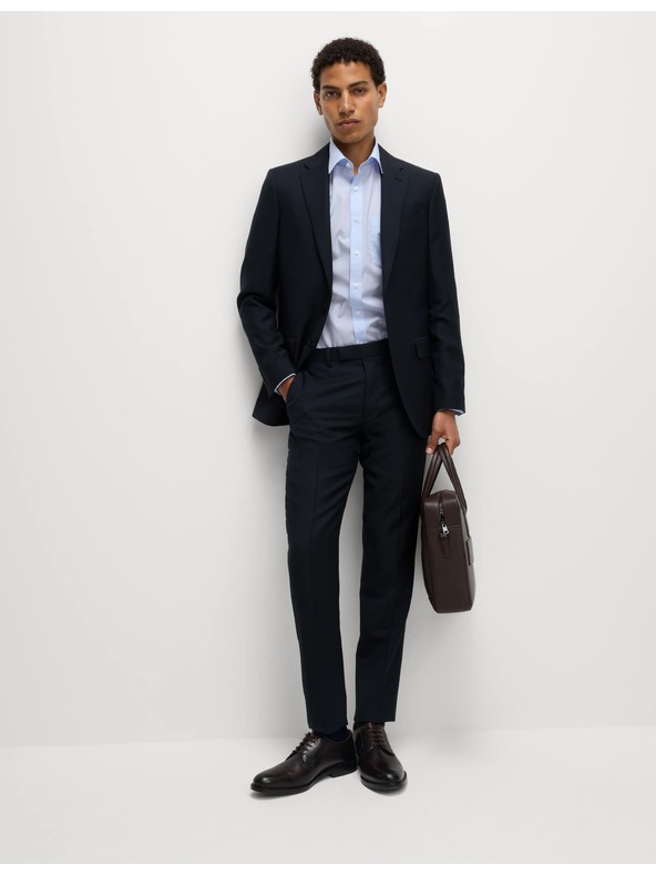 Marks & Spencer Košulja normalnog kroja s dugim rukavima, 3 kom Marks & Spencer plava