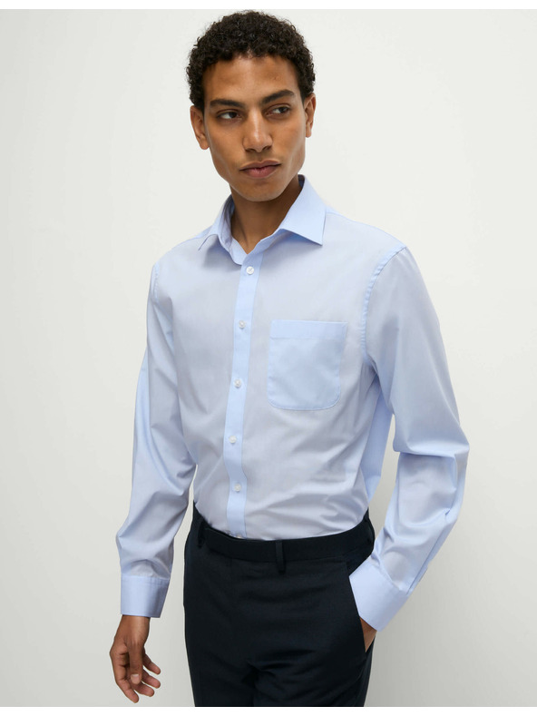 Marks & Spencer Košulja normalnog kroja s dugim rukavima, 3 kom Marks & Spencer plava