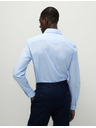Marks & Spencer Košulja uskog kroja od smjese pamuka s tretmanom protiv mršavljenja Marks & Spencer plava