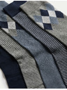 Marks & Spencer 5 parova čarapa Argyle Cool & Fresh™ s visokim udjelom pamuka Marks & Spencer plava