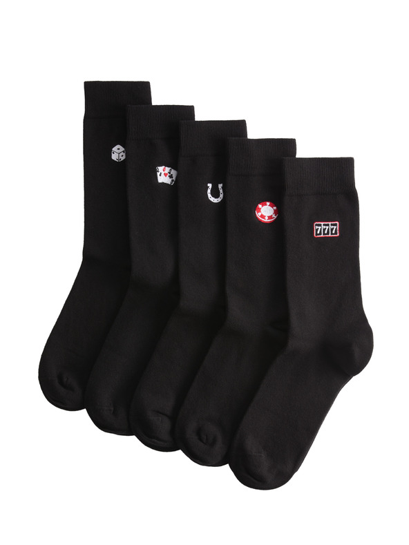 Marks & Spencer 5 parova čarapa Cool & Fresh™ Casino s visokim udjelom pamuka Marks & Spencer crna