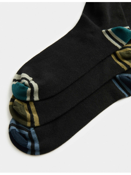 Marks & Spencer 7 pari Cool & Fresh™ High Cotton Marks & Spencer crnih čarapa