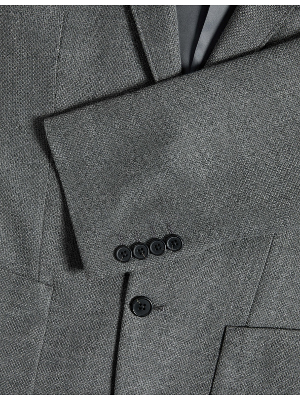 Marks & Spencer Teksturirani blejzer Marks & Spencer siva