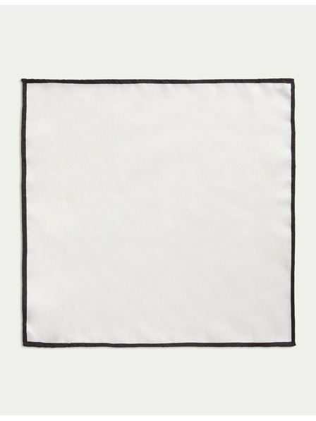 Marks & Spencer Svileni džepni maramice Marks & Spencer bijela