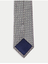 Marks & Spencer Kravata od čiste svile s geometrijskim uzorkom Marks & Spencer smeđa