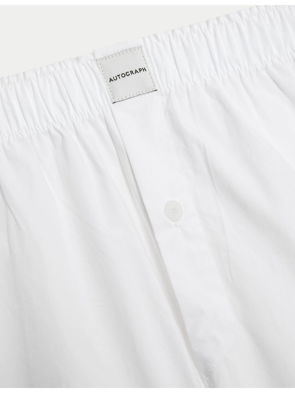 Marks & Spencer Tkane Supima® bokserice s visokim udjelom pamuka, 5 kom. u pakiranju Marks & Spencer bijela