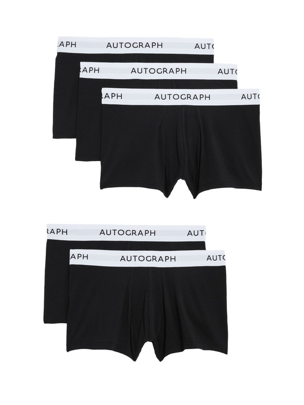 Marks & Spencer Bokove bokserice, od smjese supima® pamuka, 5 kom. Marks & Spencer crna