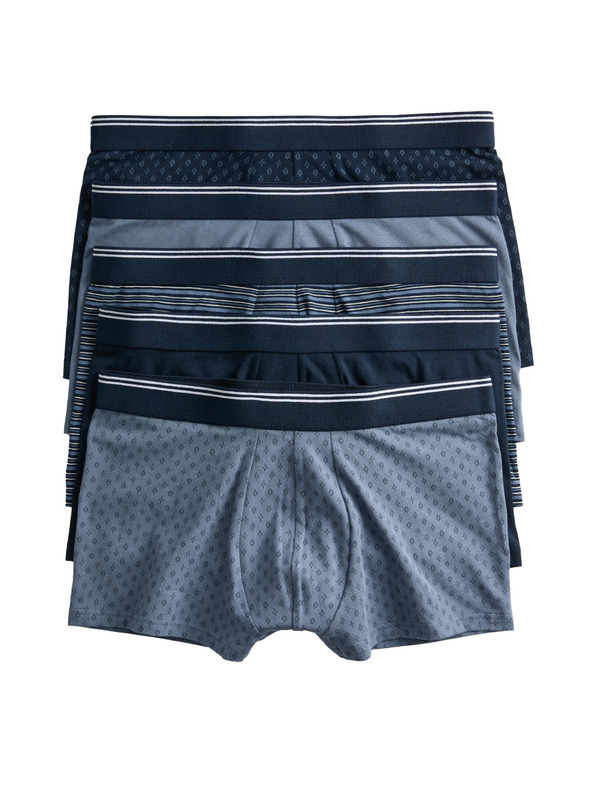 Marks & Spencer Bokove rastezljive pamučne bokserice s Cool & Fresh™ tehnologijom, 5 kom. Marks & Spencer plava