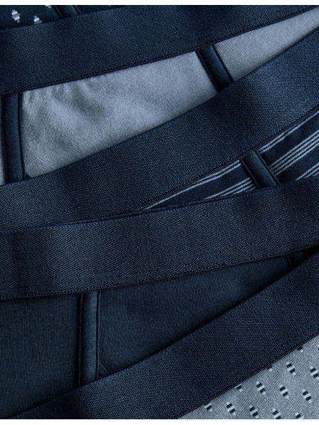 Marks & Spencer Bokserice od pamuka s elastinom i geometrijskim uzorkom, 5 kom Marks & Spencer plava