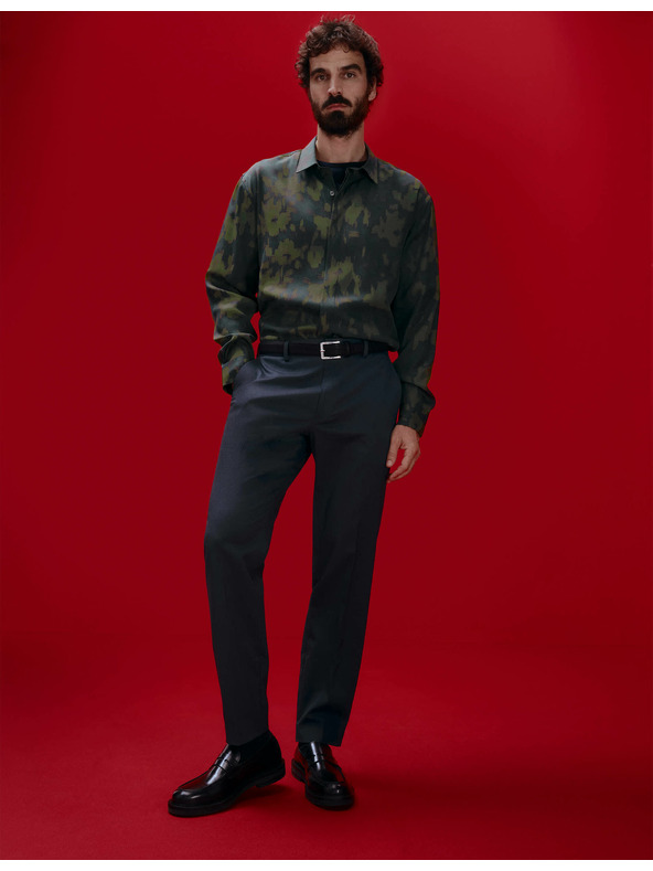 Marks & Spencer Hlače normalnog kroja s Smart Stretch tehnologijom Marks & Spencer mornarsko plava