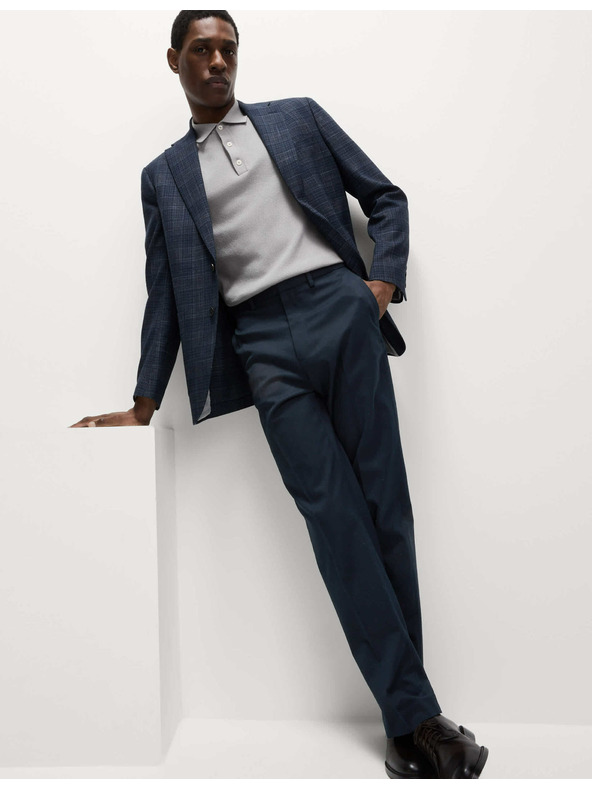 Marks & Spencer Hlače normalnog kroja s Smart Stretch tehnologijom Marks & Spencer mornarsko plava