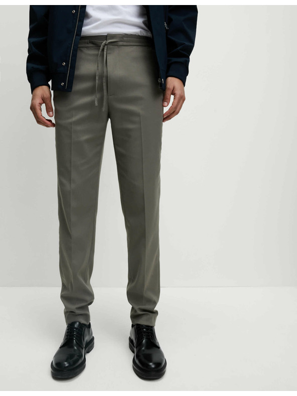 Marks & Spencer Elastične formalne hlače klasičnog kroja Marks & Spencer siva