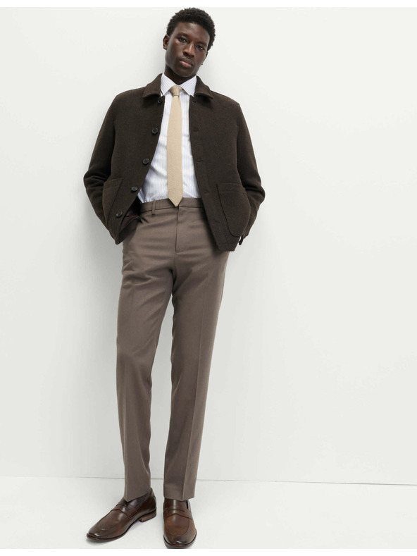 Marks & Spencer Hlače normalnog kroja s Smart Stretch tehnologijom Marks & Spencer smeđa