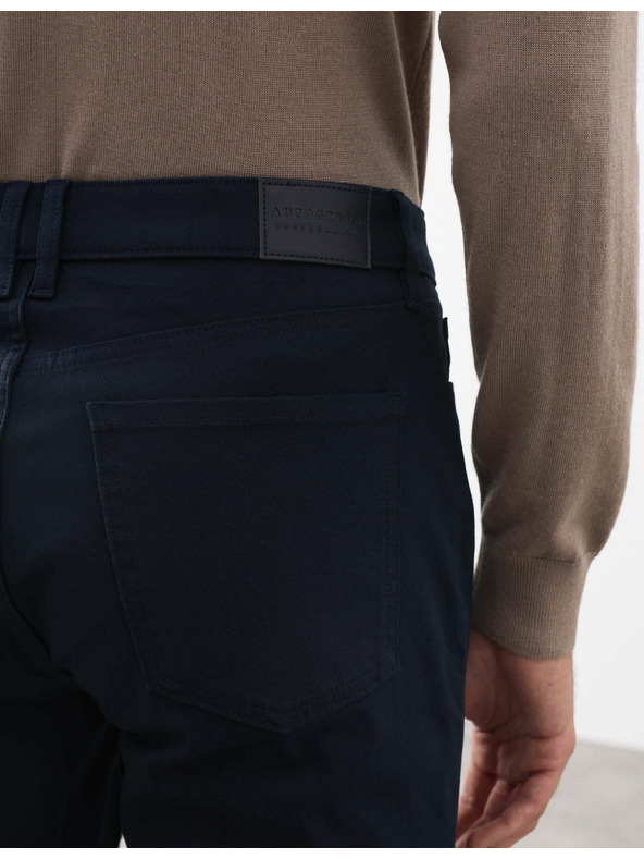 Marks & Spencer Hlače sa 5 džepova i keprom Marks & Spencer mornarsko plava