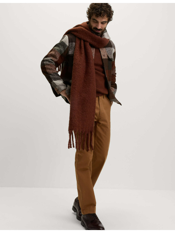 Marks & Spencer Keperne Heritage chino hlače normalnog kroja Marks & Spencer smeđa