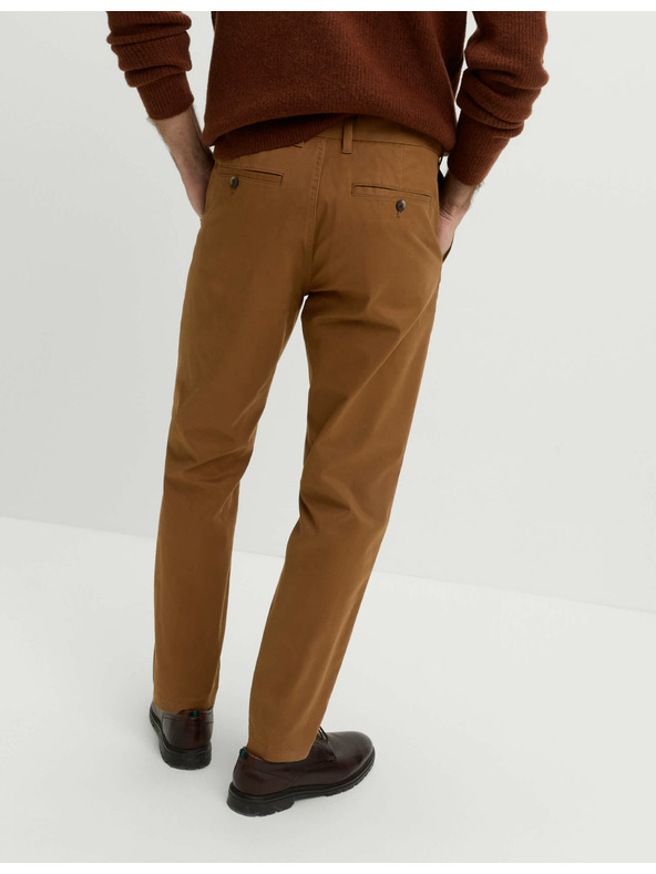 Marks & Spencer Keperne Heritage chino hlače normalnog kroja Marks & Spencer smeđa
