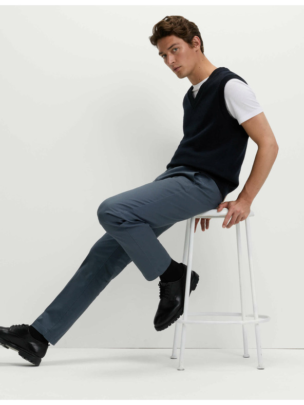 Marks & Spencer Keperne Heritage chino hlače normalnog kroja Marks & Spencer siva