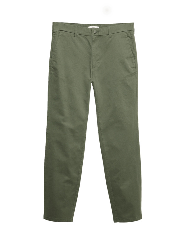 Marks & Spencer Zelene rastezljive kratke hlače Marks & Spencer redovnog kroja