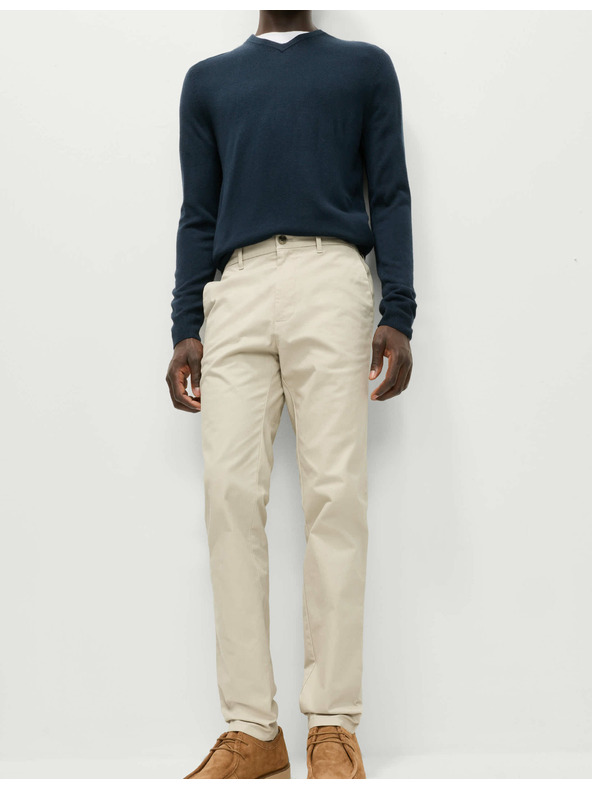Marks & Spencer Marks & Spencer bež rastezljive chino hlače uskog kroja