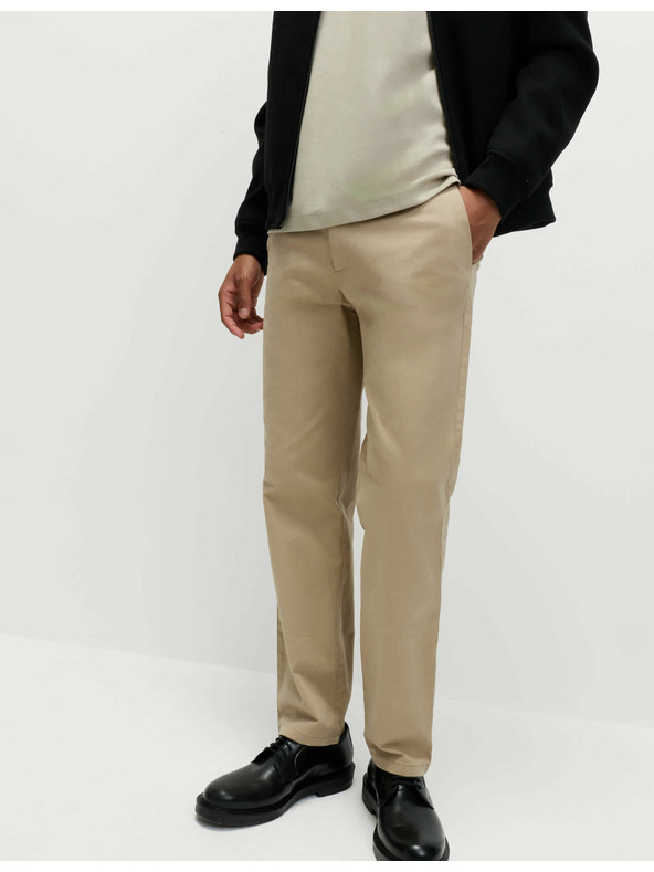 Marks & Spencer Rastezljive chino hlačice normalnog kroja Marks & Spencer bež