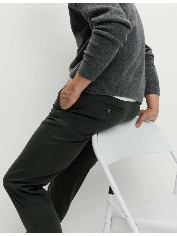 Marks & Spencer Marks & Spencer uski rastezljivi chino hlače sive boje