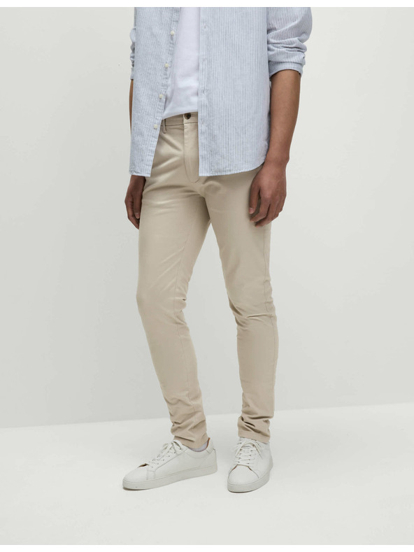 Marks & Spencer Marks & Spencer bež rastezljivi chinos hlače