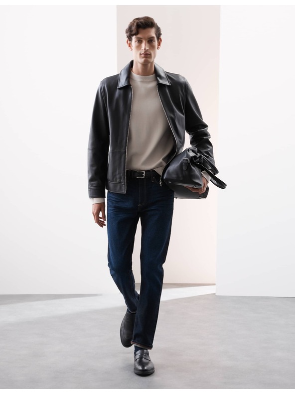 Marks & Spencer Rastezljive traperice u japanskom stilu, uskog kroja Marks & Spencer mornarsko plava