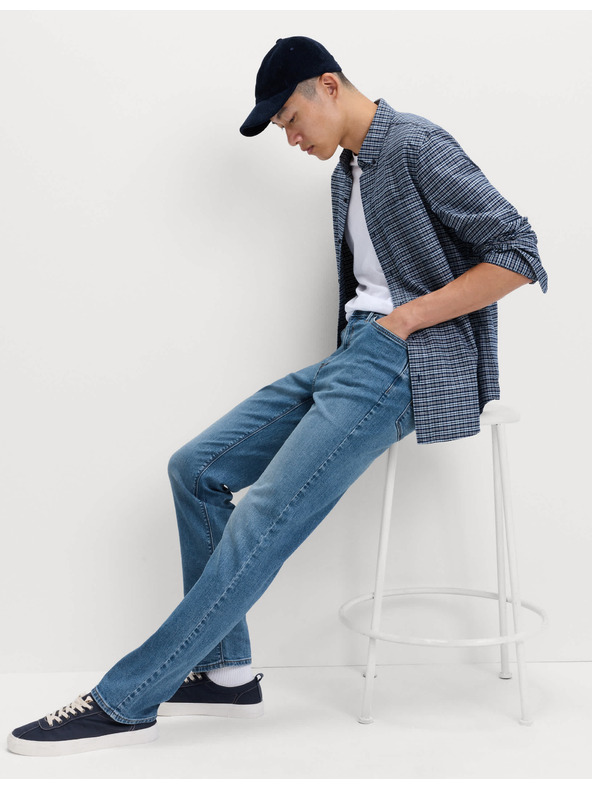 Marks & Spencer Marks & Spencer plave rastezljive traperice ravnog kroja