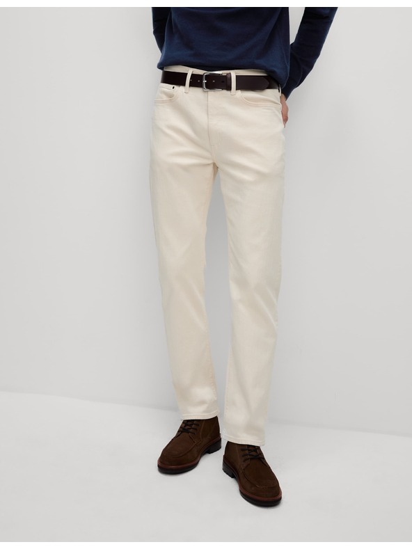 Marks & Spencer Rastežljive traperice ravnog kroja Marks & Spencer krem