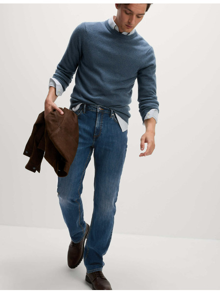 Marks & Spencer Rastežljive traperice ravnog kroja Marks & Spencer mornarsko plava