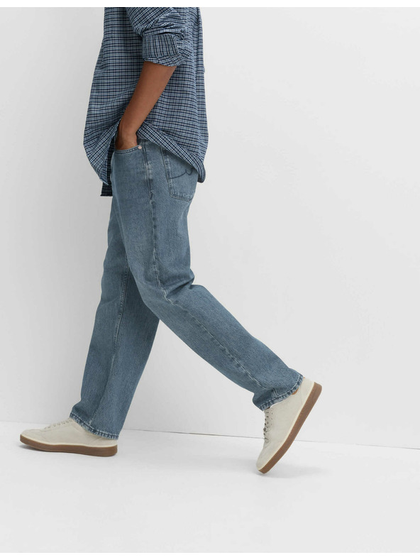 Marks & Spencer Authentic lagane čvrste traperice Marks & Spencer plava