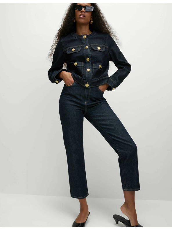 Marks & Spencer Traper jakna bez ovratnika Marks & Spencer mornarsko plava