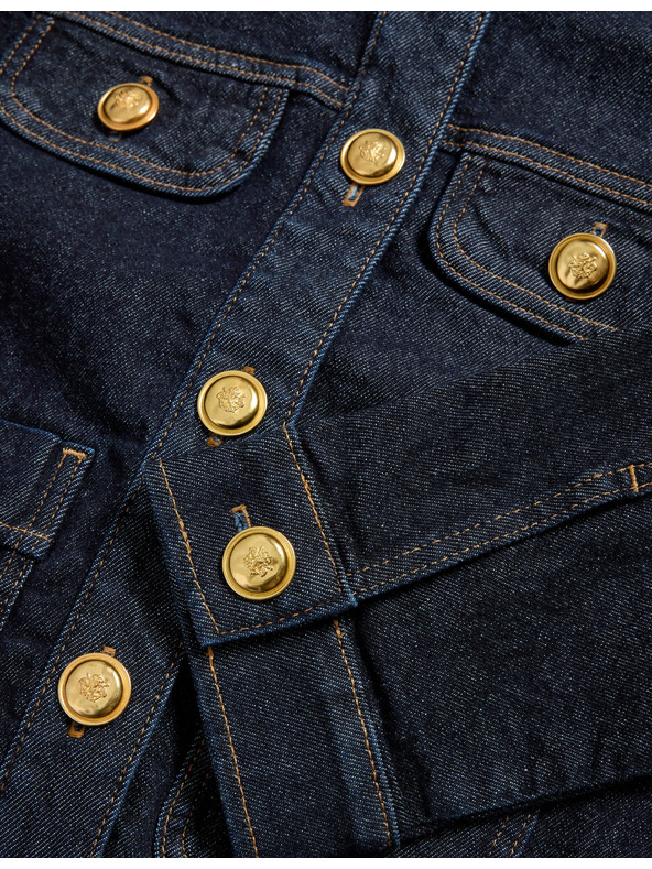 Marks & Spencer Traper jakna bez ovratnika Marks & Spencer mornarsko plava