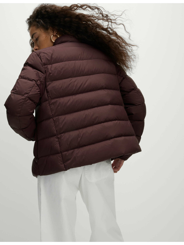 Marks & Spencer Prošivena sklopiva jakna s paperjem i puhom Marks & Spencer crvena