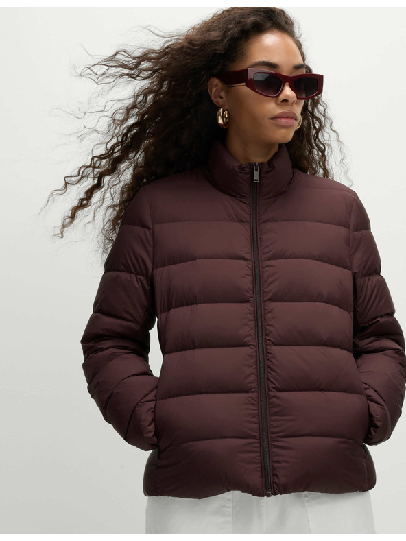 Marks & Spencer Prošivena sklopiva jakna s paperjem i puhom Marks & Spencer crvena