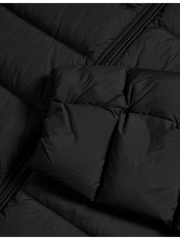 Marks & Spencer Prošivena sklopiva jakna s paperjem i puhom Marks & Spencer crna